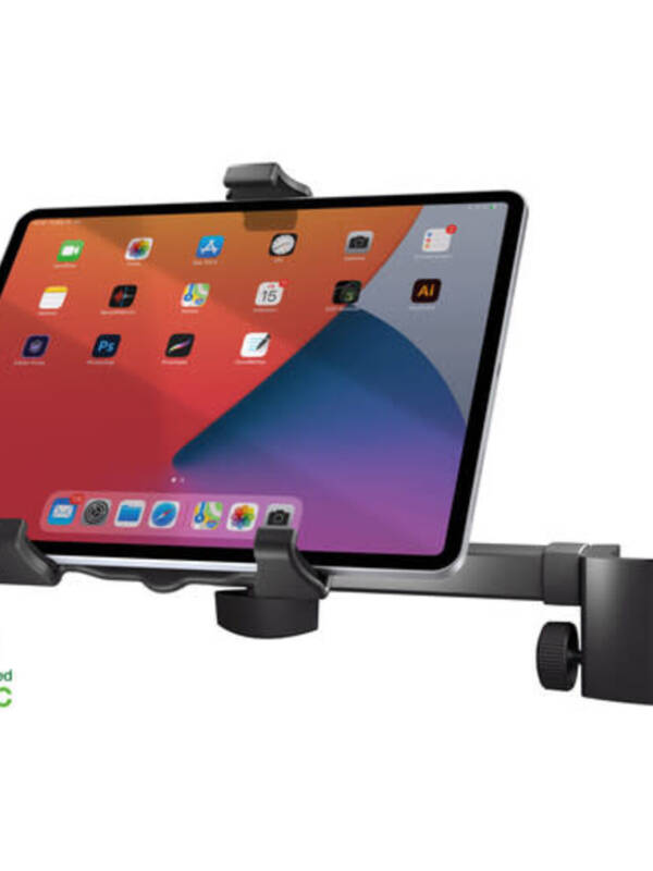 K&M Tablet PC Stand Clamp Holder (Black)