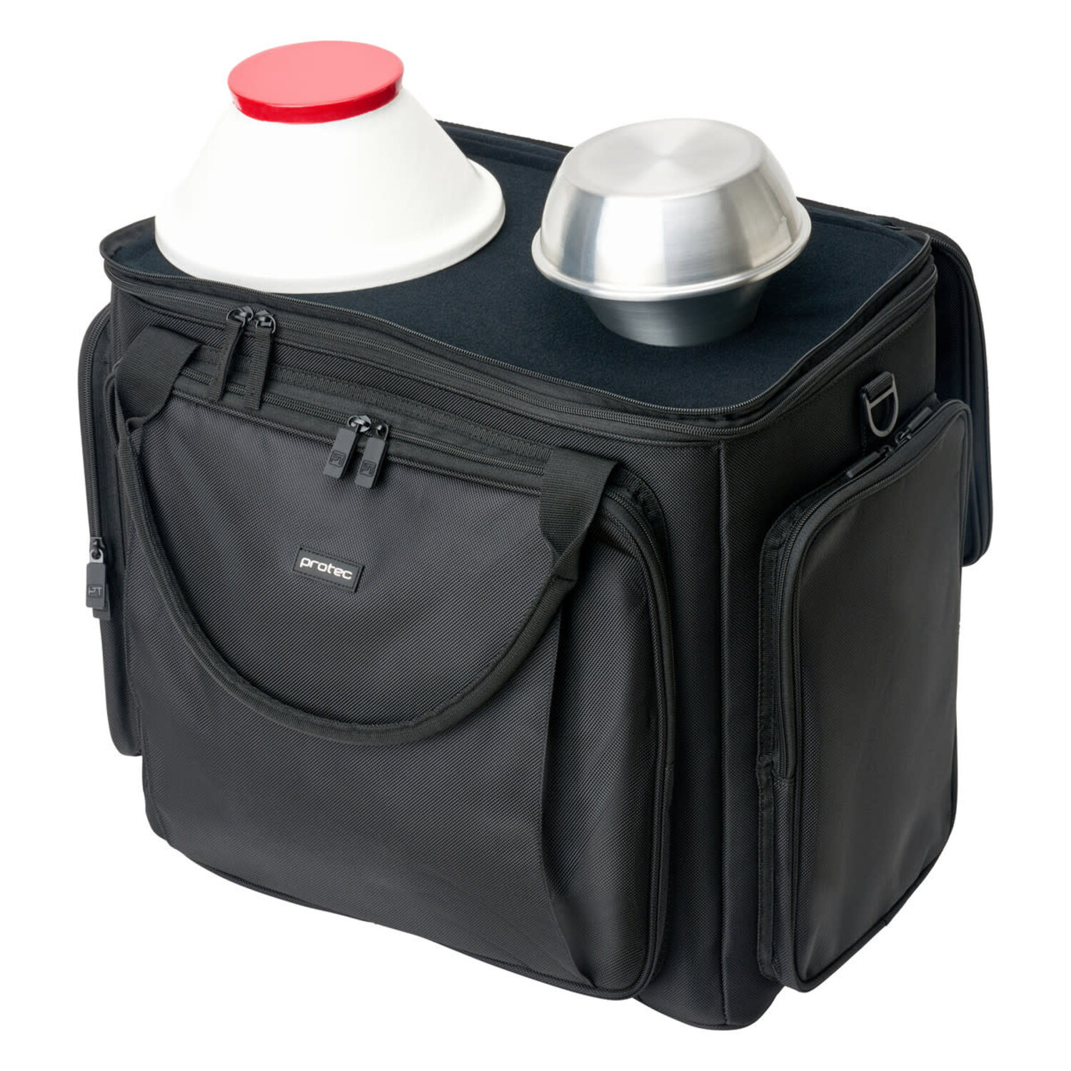 Protec M412 Bass Trombone Double Mute Bag, Modular Wall & Mute Holder - Image 3