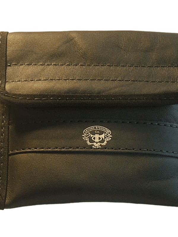 Leather Specialties Trumpet Double Mouthpiece Pouch - Leather, Black