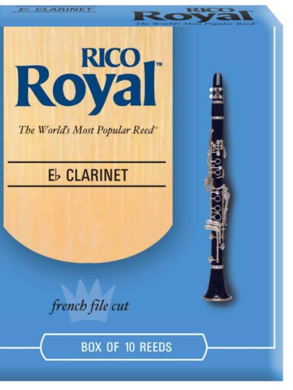 Rico Royal E-Flat Clarinet Reeds, Strength 10 pack