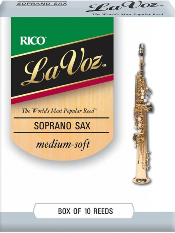 Rico La Voz Soprano Saxophone Reeds, Box of 10