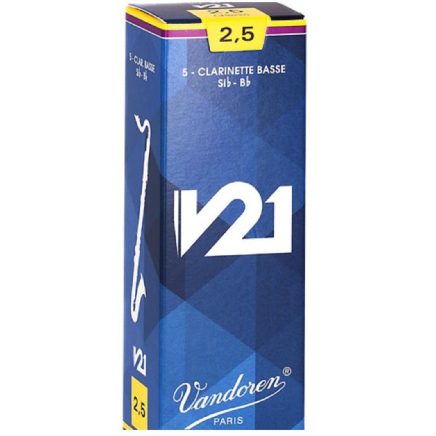 Vandoren Bass Clarinet V21 Reeds