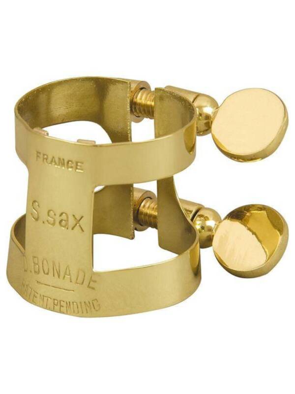 Bonade 2257UG Soprano Saxophone Inverted Ligature Gold Lacquer