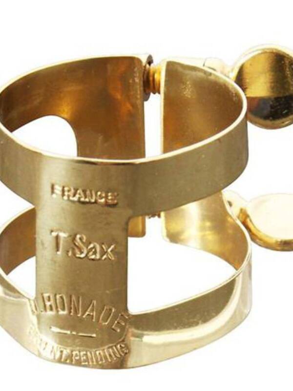 Bonade 2255UG Tenor Saxophone Ligature - Lacquered - Inverted
