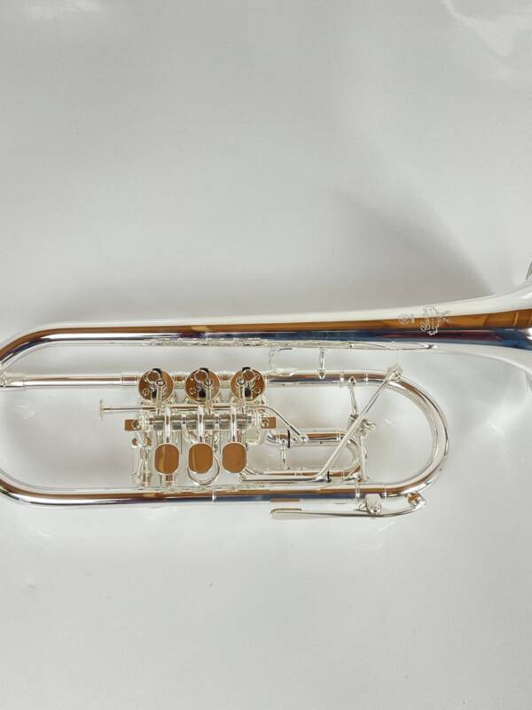 Used Yamaha YTR-948FFGS Rotary C Trumpet (SN: 000138)