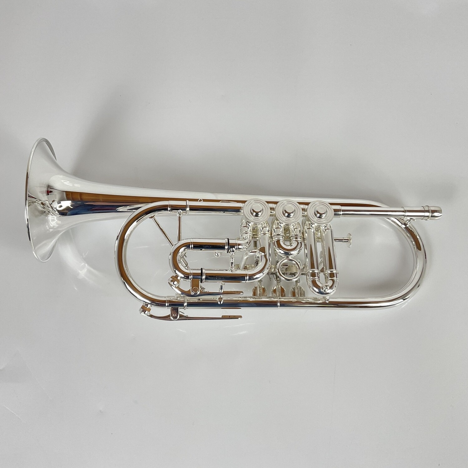 Used Yamaha YTR-948FFGS Rotary C Trumpet (SN: 000138) - Image 3