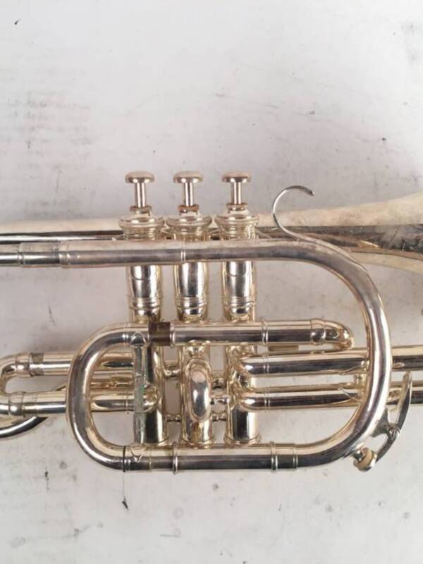 Used August Pollman Light Action NY Bb Cornet [323]