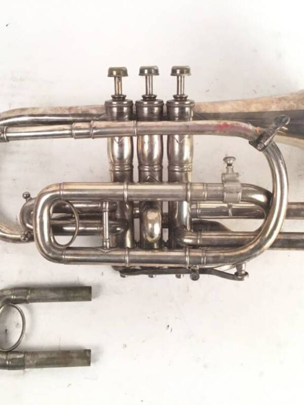 Used York Monarch Bb Cornet (SN: 7333)