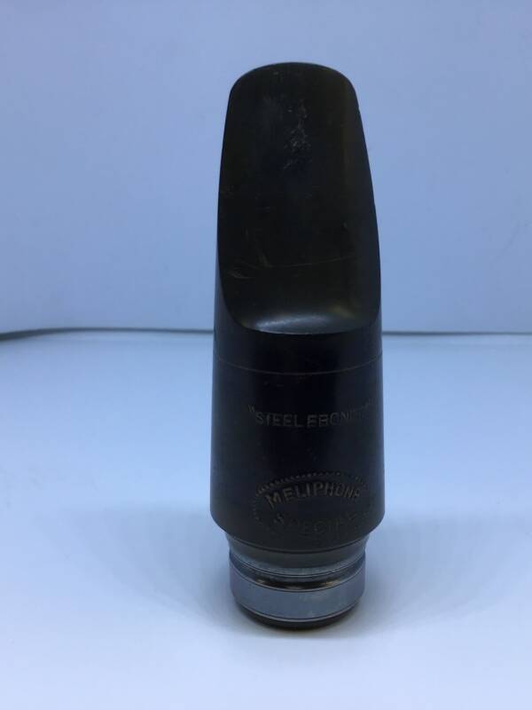 Used Vintage Steel Ebonite Meliphone Special B4 Alto Sax Mouthpiece [407]