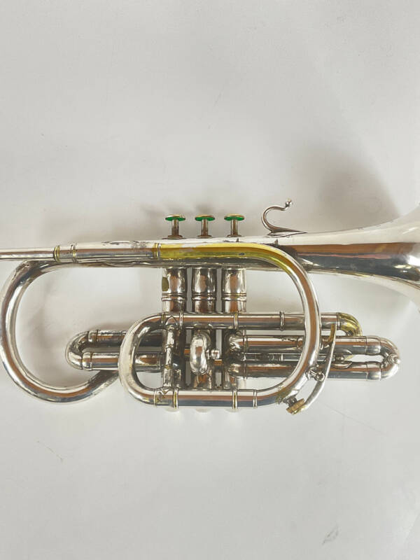 Used French Besson Brevetee Bb Cornet (SN: 13862)