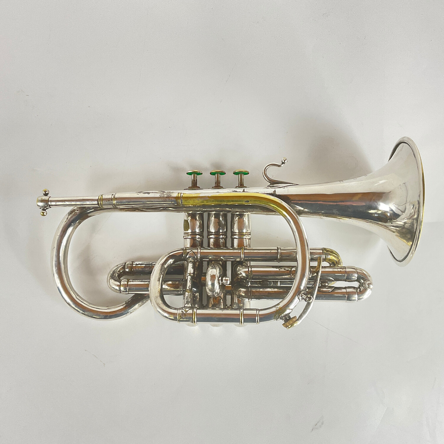 Used French Besson Brevetee Bb Cornet (SN: 13862)