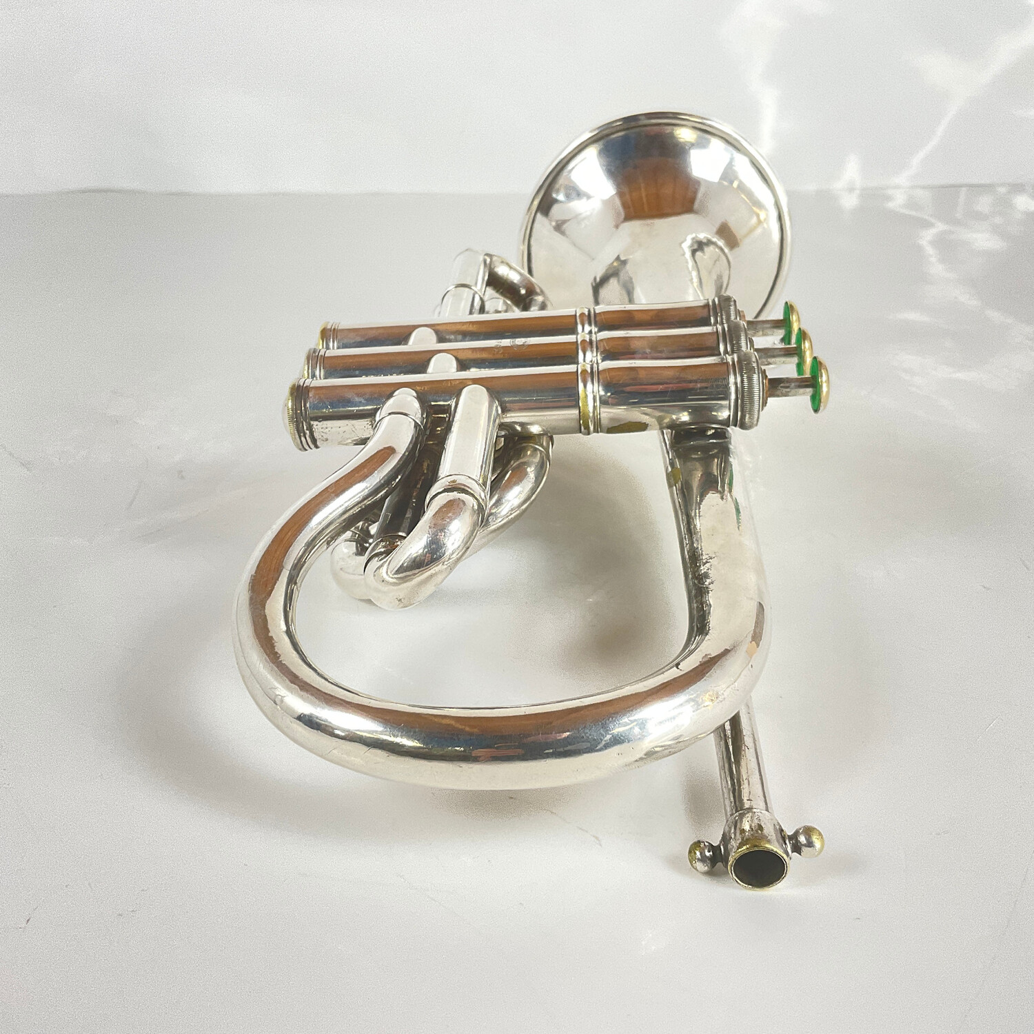 Used French Besson Brevetee Bb Cornet (SN: 13862) - Image 2