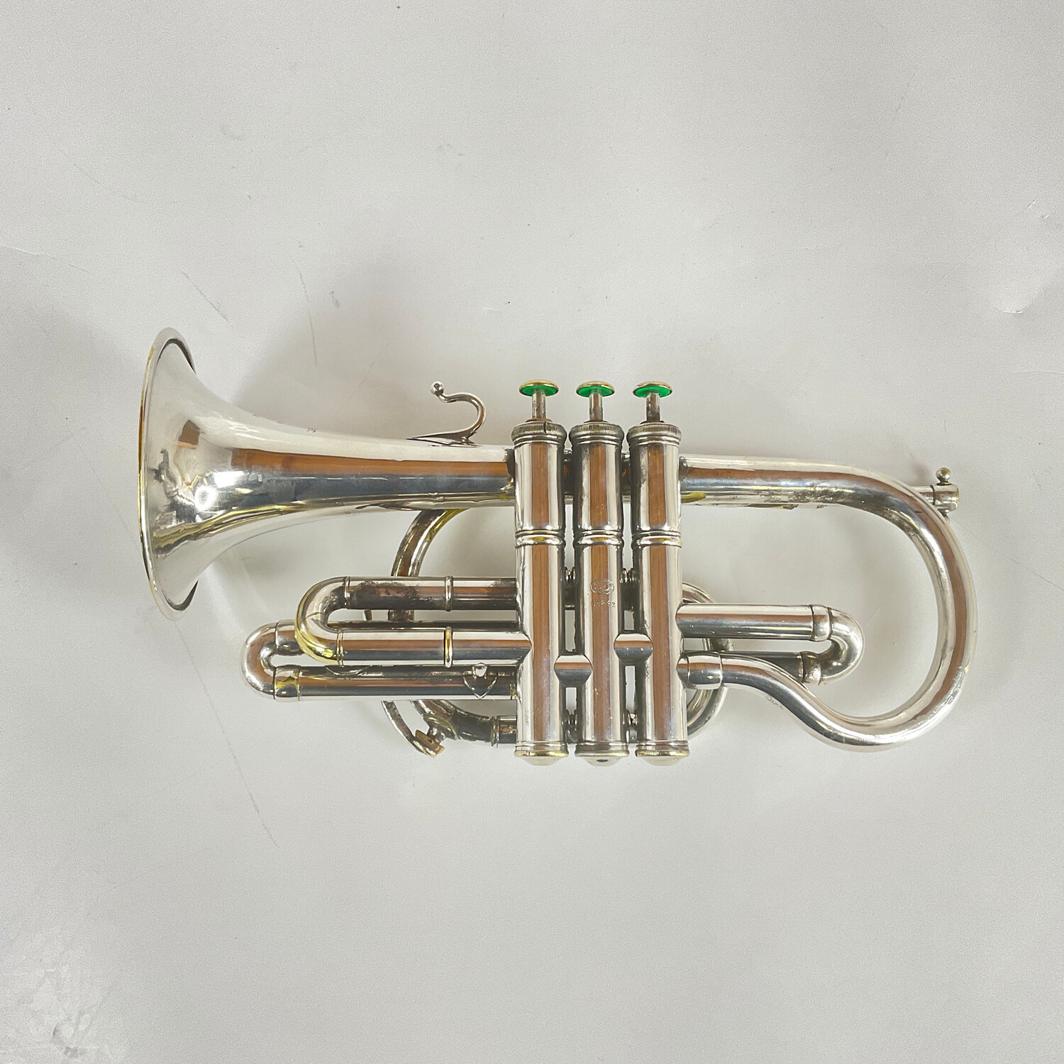 Used French Besson Brevetee Bb Cornet (SN: 13862) - Image 3