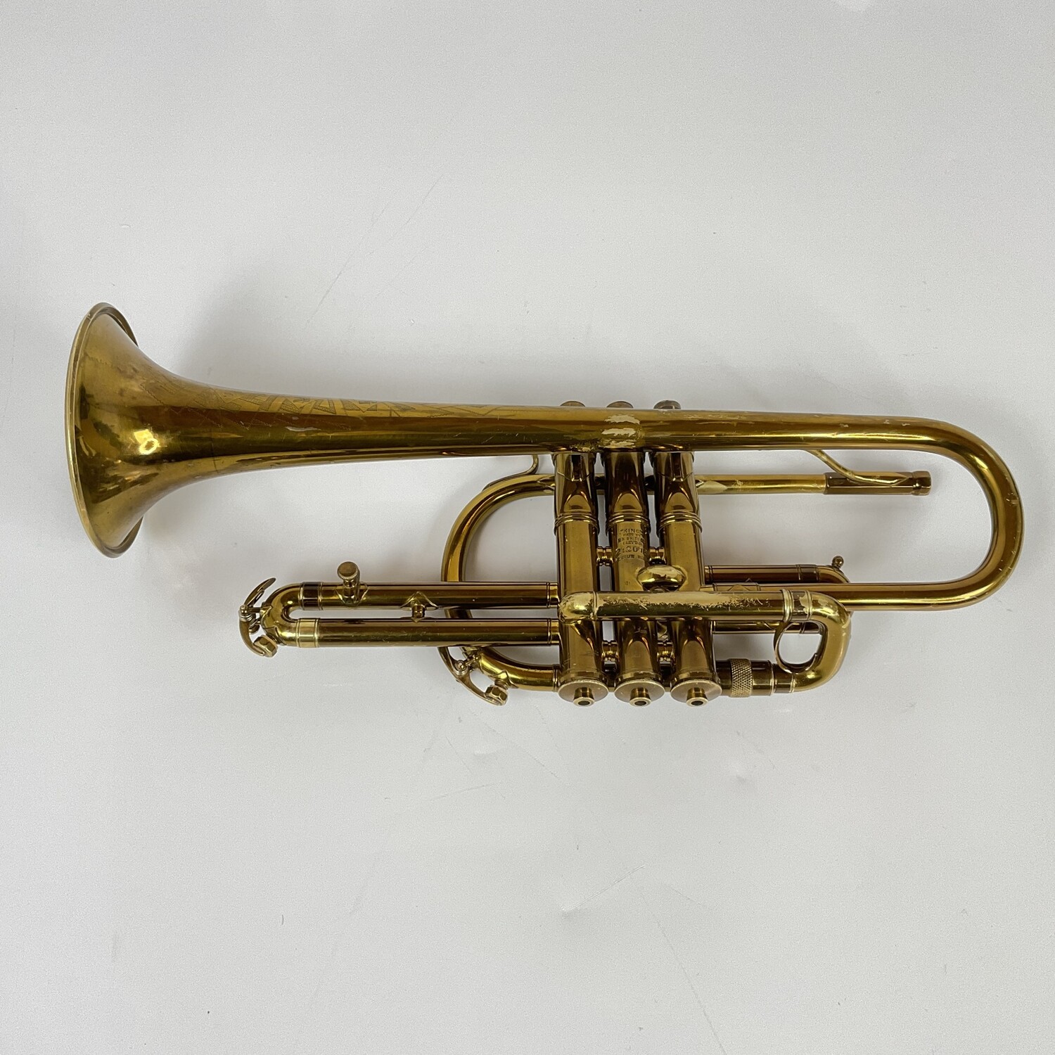 Used King Master Model Bb/A Cornet (SN: 212098) - Image 3