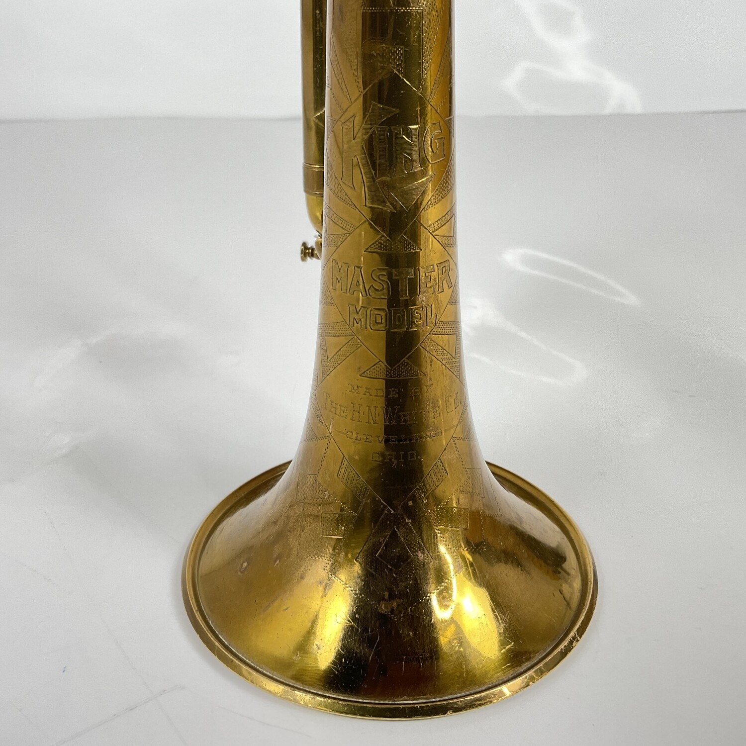 Used King Master Model Bb/A Cornet (SN: 212098) - Image 4