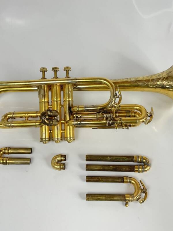 Used Holton Revelation Bb/A Cornet, Gold Plate (SN: 29487)
