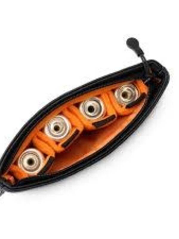 ProTec A215 4-Piece Slim Leatherette Trumpet Mouthpiece Pouch, Black