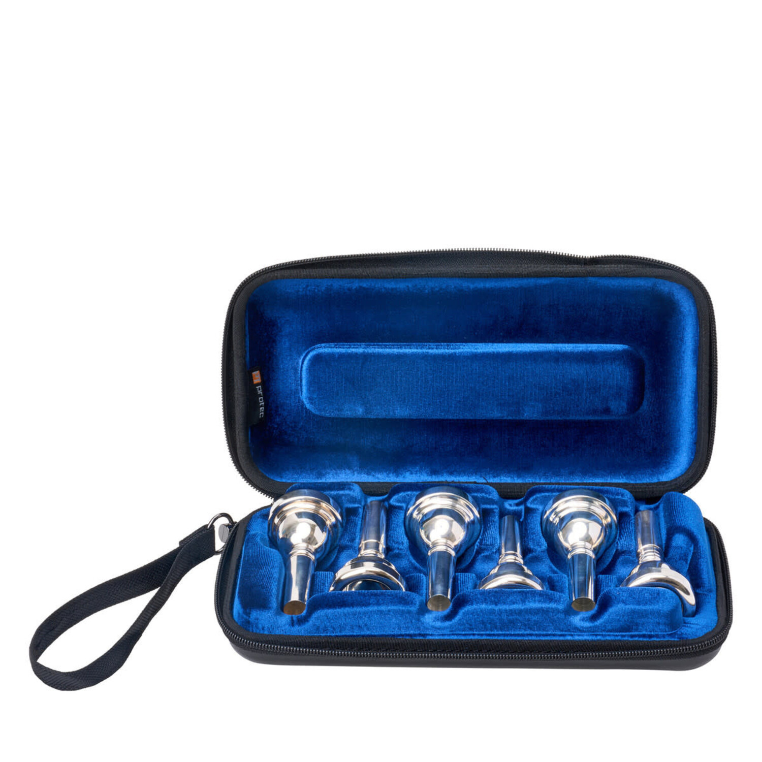 Protec BM215 Trombone Mouthpiece Case - Micro Zip, 6-Piece Black - Image 3