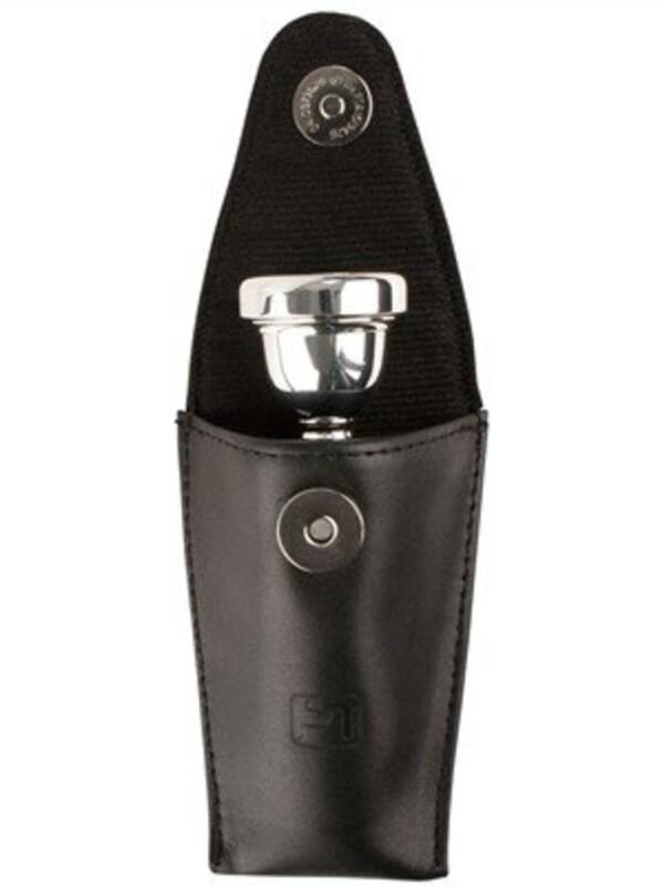 Protec L204 Large Brass Leather Mouthpieces Pouch Black