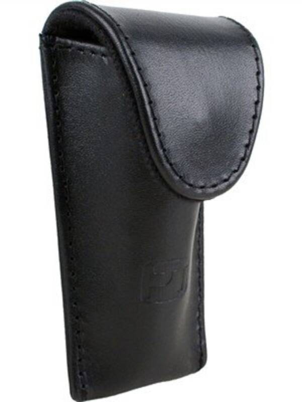 Protec L203 Small Brass Leather Mouthpiece Pouch Black