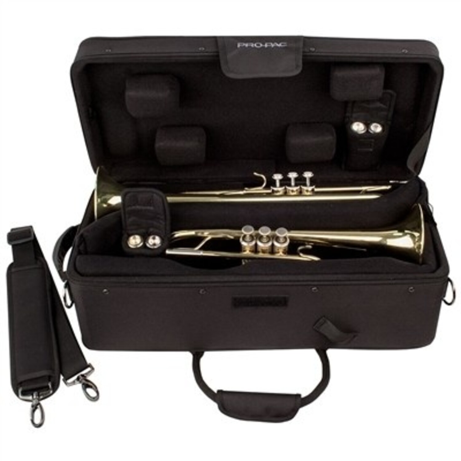 Protec IP301D iPAC Double Trumpet Case Black Standard - Image 3
