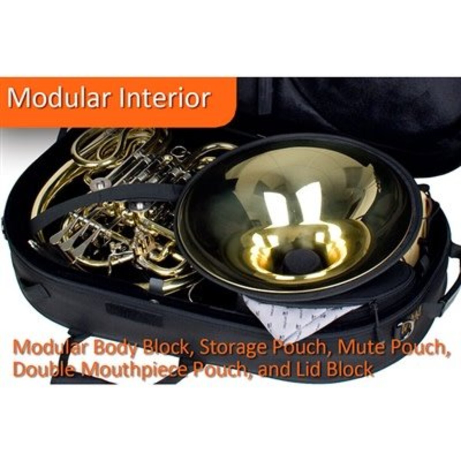 Protec PB316SBDLX French Horn Screw Bell PROPAC Case Deluxe - Image 3