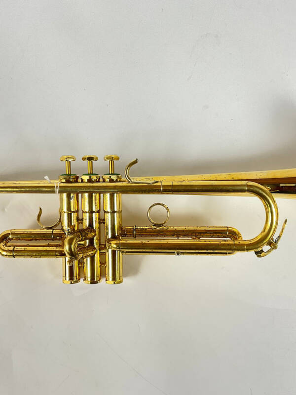Used Schilke B1 Bb Trumpet, Gold Plate (SN: 34776)