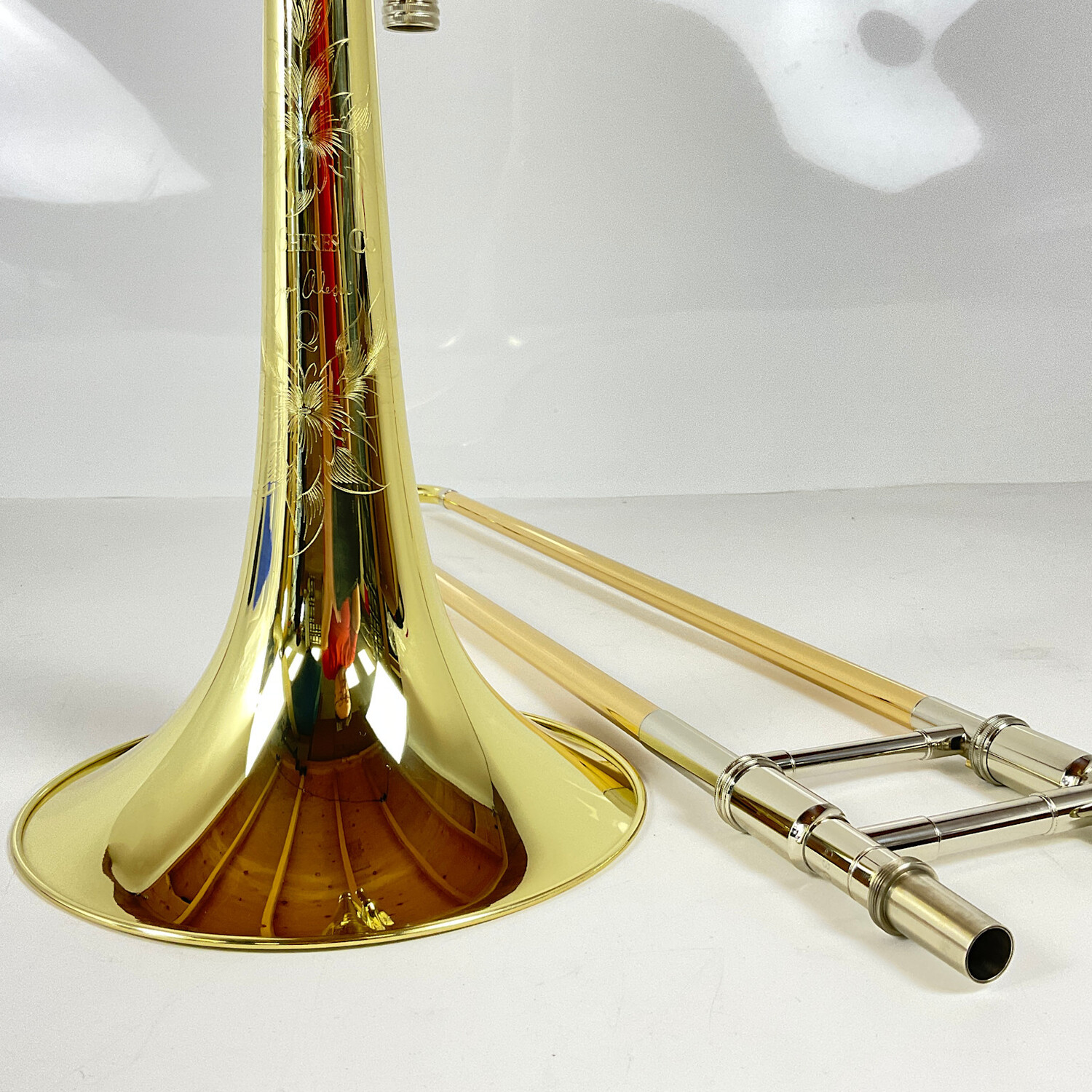 Demo S. E. Shires Alessi Q Series Bb/F Tenor Trombone (SN: Q19532) - Image 2