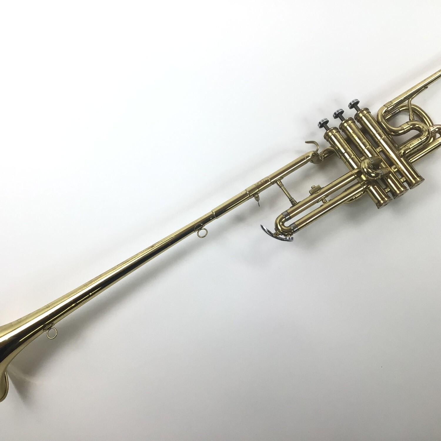 Used DeVillier Bb Herald Trumpet (SN: 610085) - Image 2