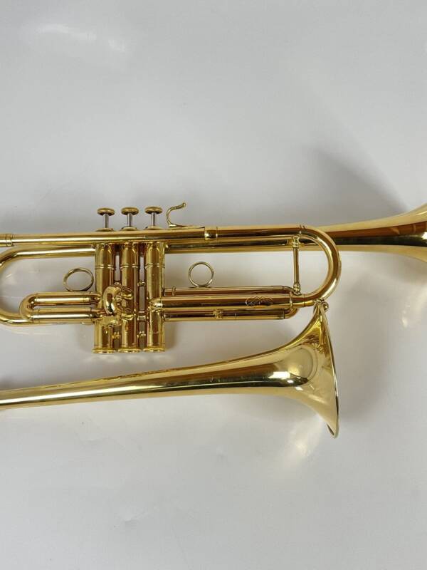 Used Stomvi Combi Elite Bb Trumpet w/ Two Bells (SN: 933232)