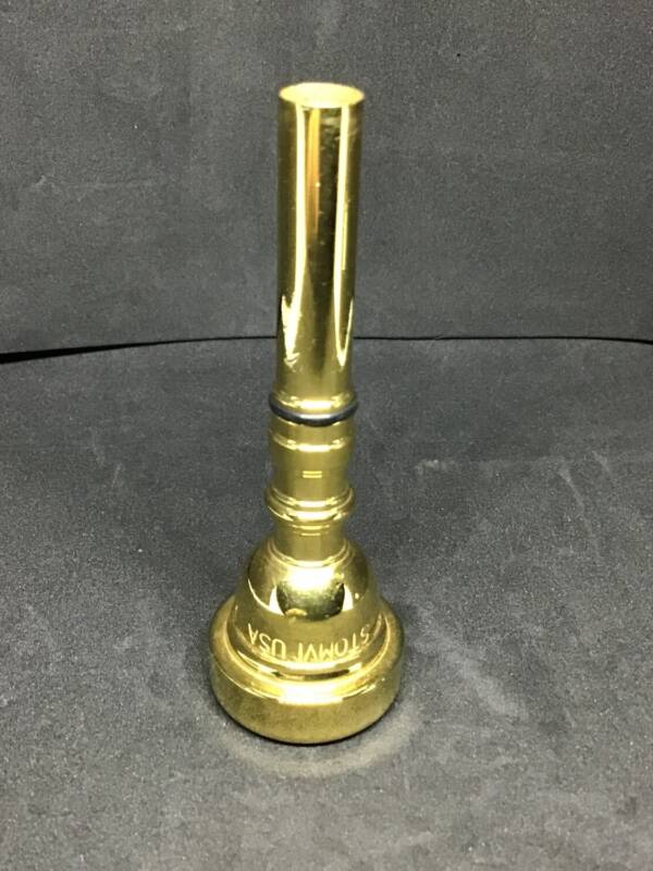 Used Stomvi Flex C11C VR trumpet cut for sleeves, gold plate