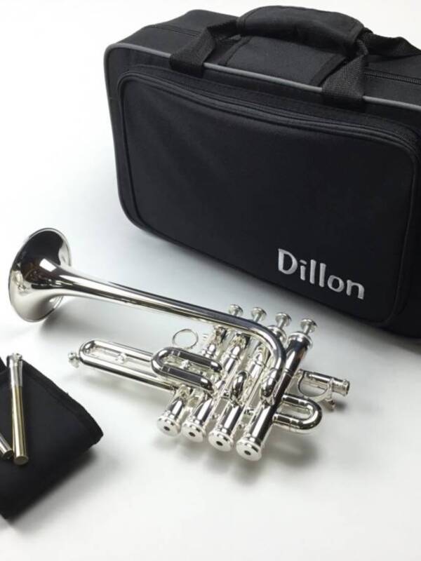 Dillon Bb/A Piccolo Trumpet in Silver