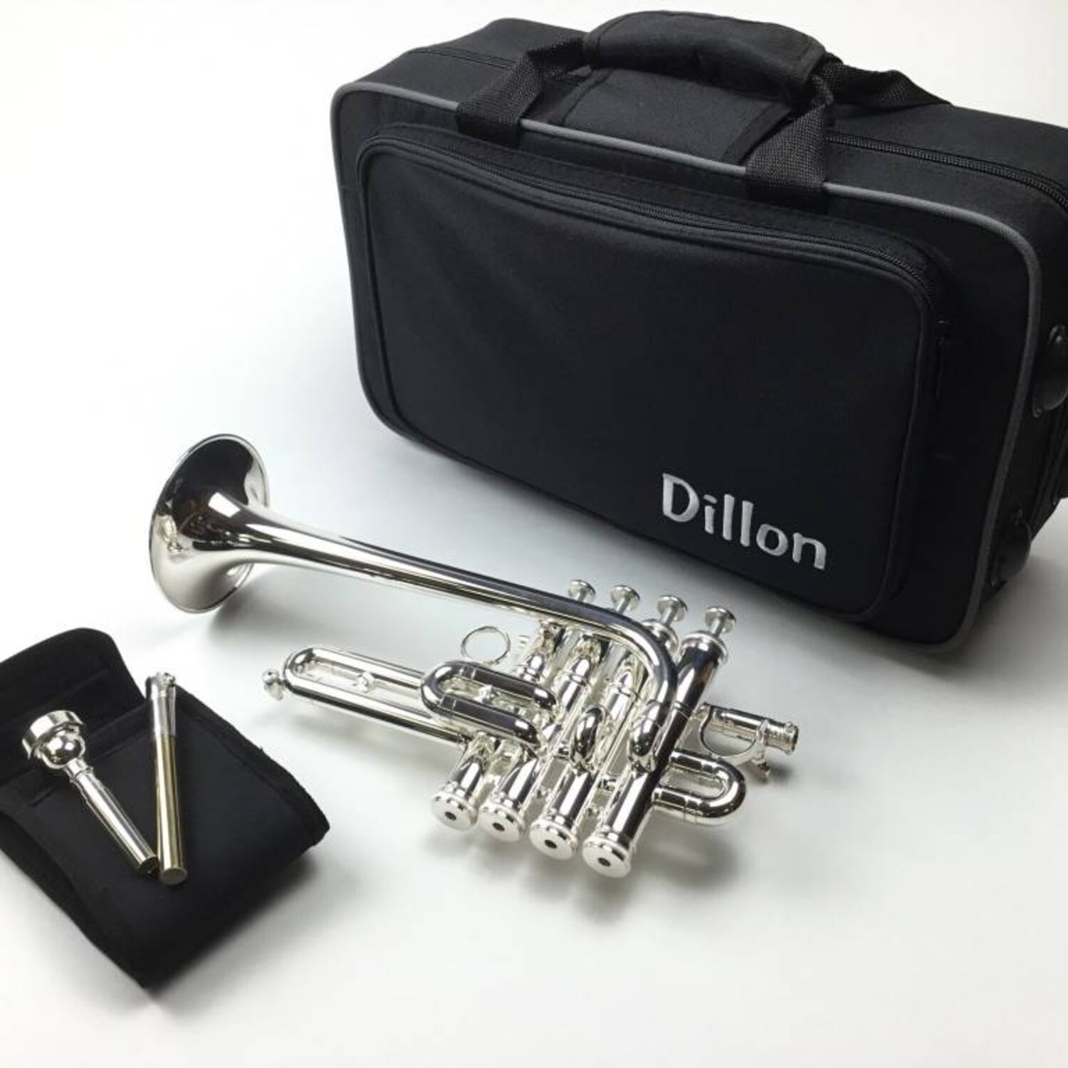 Dillon Bb/A Piccolo Trumpet in Silver