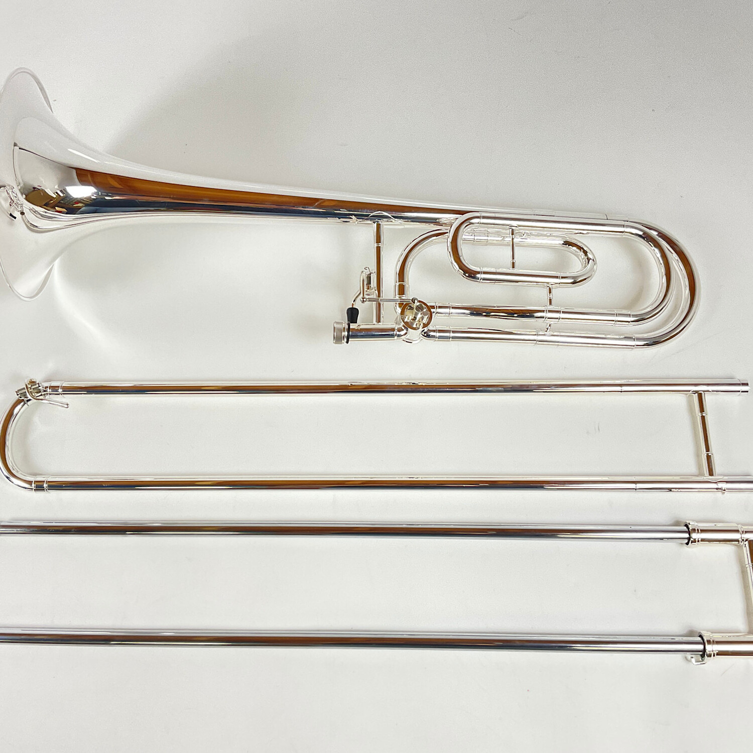 Demo Dillon Bb/F Tenor Trombone, Rose Brass Bell (SN: 432836) - Image 3
