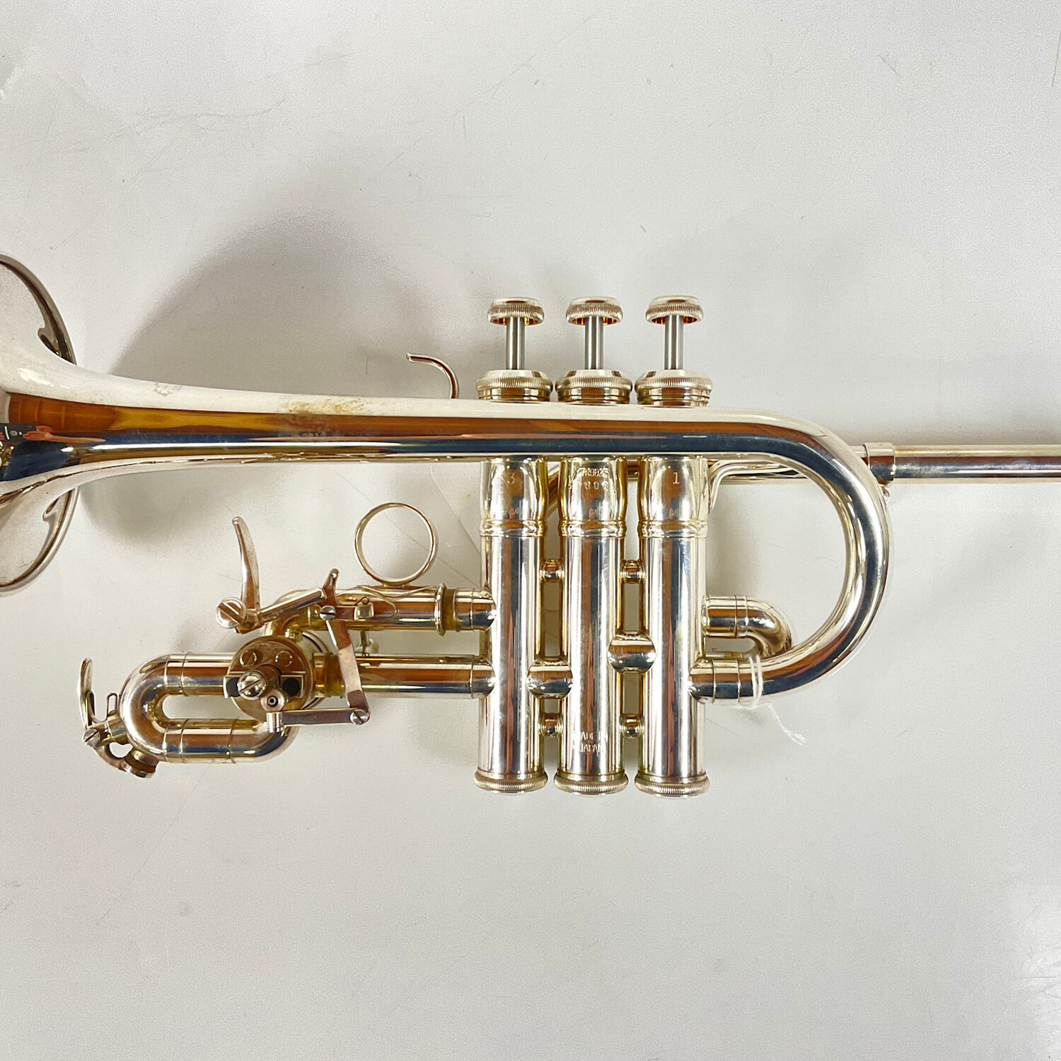 Used Yamaha YTR-9825 Bb/A Piccolo Trumpet (SN: 518085) - Image 3