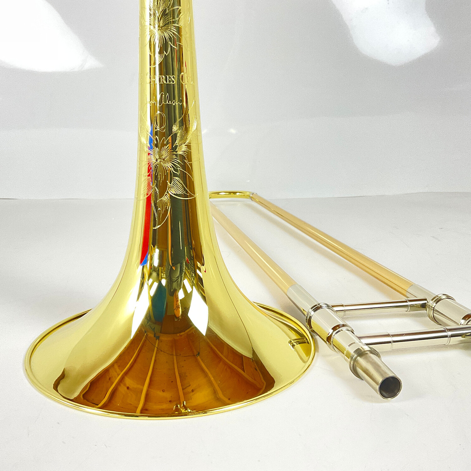 Demo S. E. Shires Alessi Q Series Bb/F Tenor Trombone (SN: Q19898) - Image 2