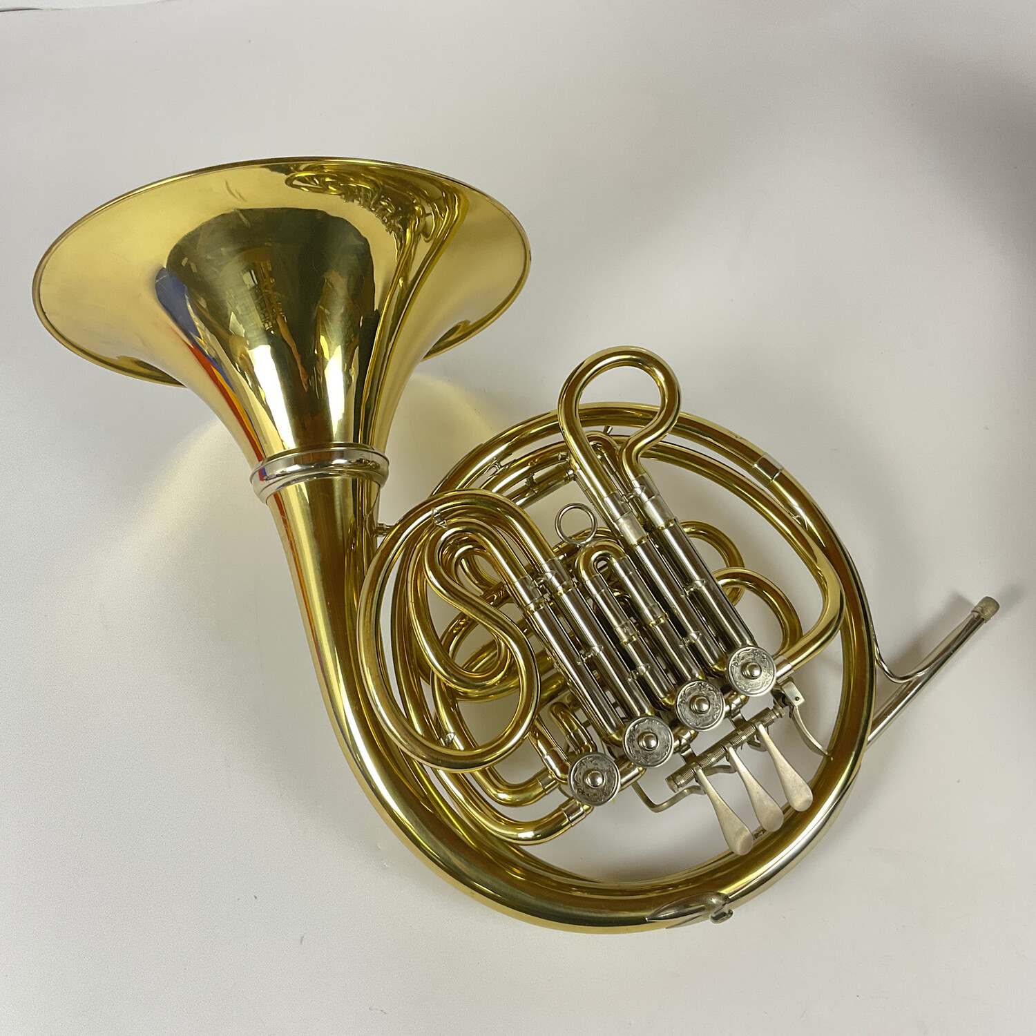 Used Hans Hoyer F/Bb Double French Horn (SN: 254307M)