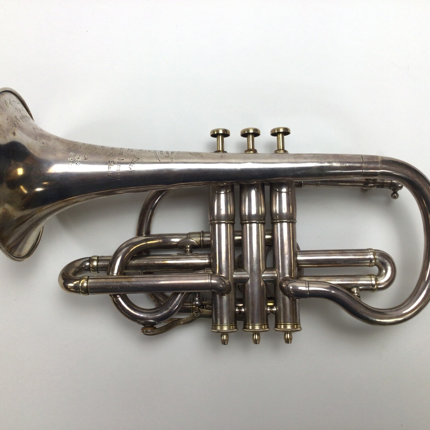 Used Courtois & Mille Bb Cornet (SN: 17674) - Image 3