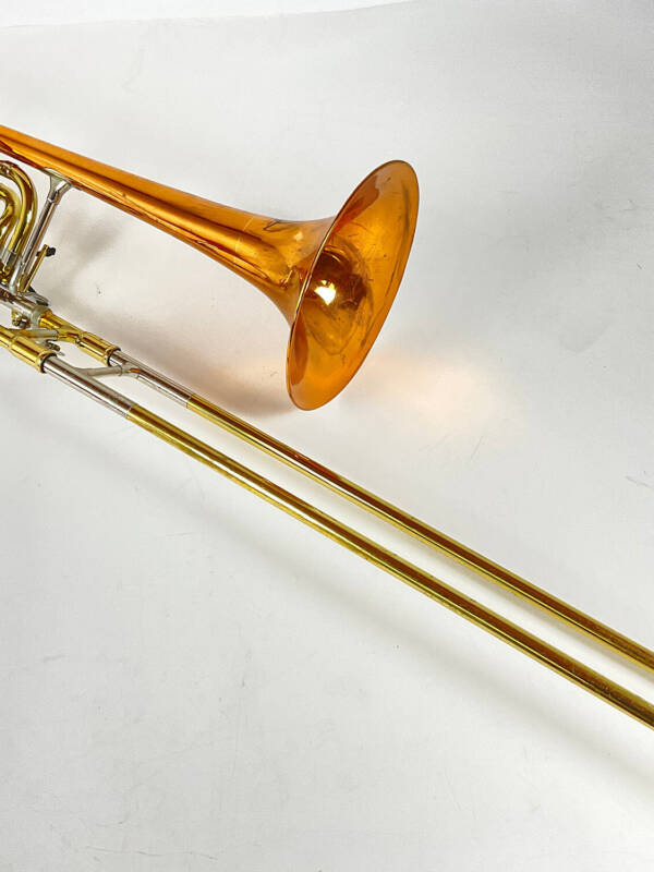 Used Reynolds Contempora TO-01 Bb/F/Gb/D Bass Trombone (SN: 56917)