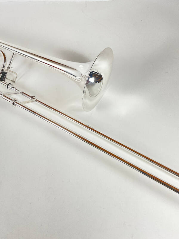 Demo Dillon Bb/F Tenor Trombone, Rose Brass Bell (SN: 432835)