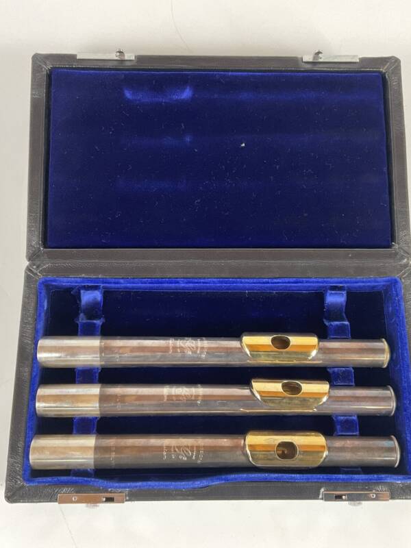 Set of Three Demo Gemeinhardt Solid Silver Headjoints [33942]