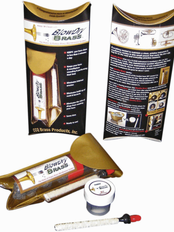 BlowDry Brass Piston & Rotary Valve Brass Maintenance System