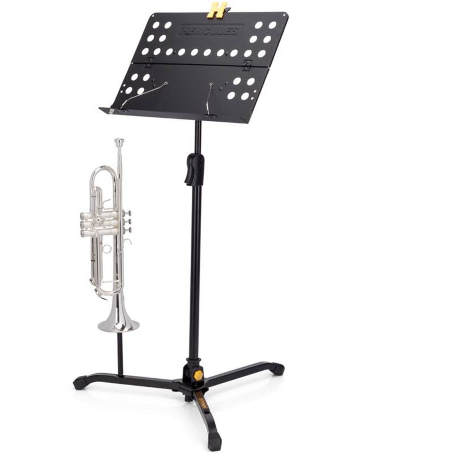 Hercules Orchestra Stand Perforated Desk w/ Swivel Legs - Image 2