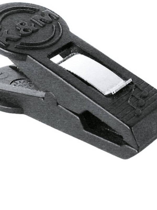 K&M Sheet music clip - black (pack of 4)